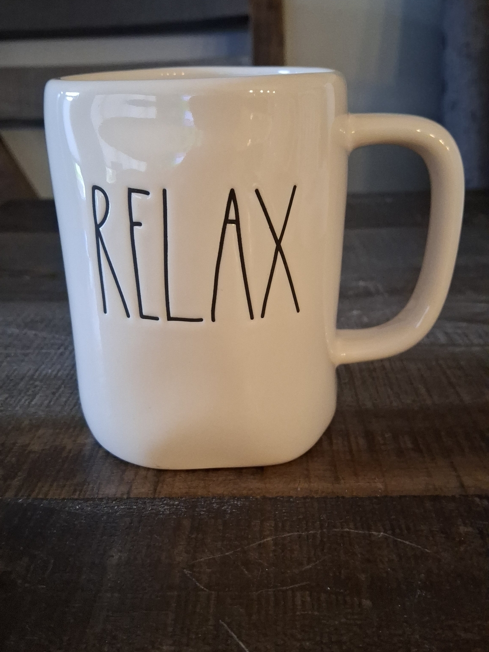 Rae Dunn 'RELAX' Ceramic Mug
